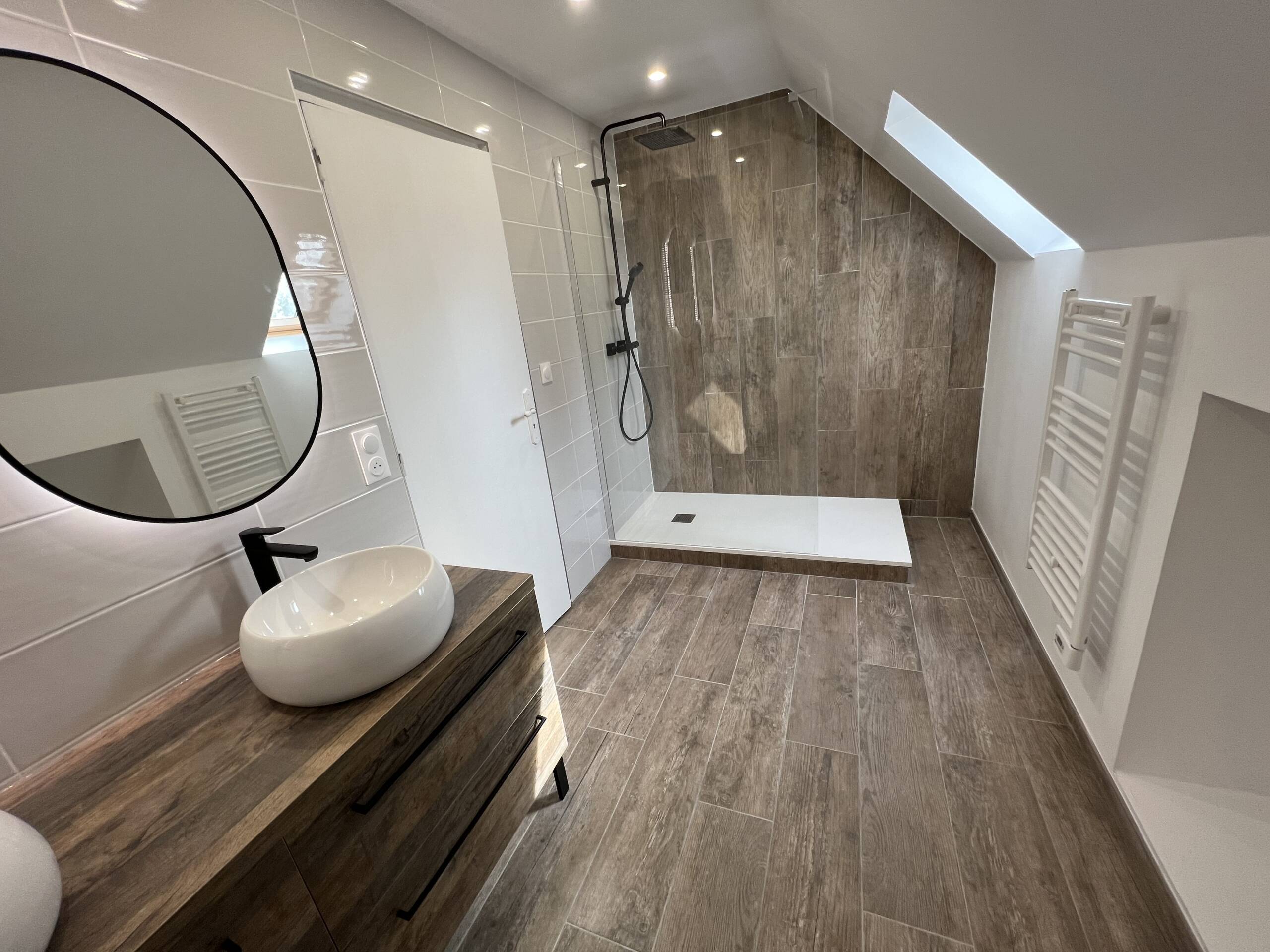 Rénovation d’une salle de bains à Chevrières