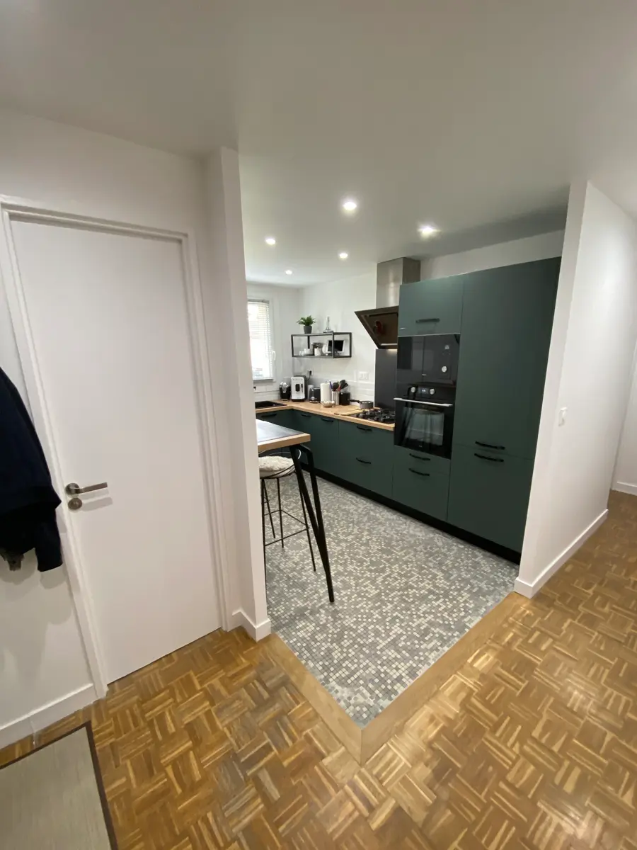 Rénovation cuisine ouverture de mur