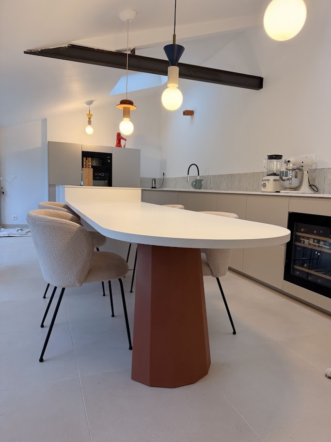 Cuisine cachemire ilot